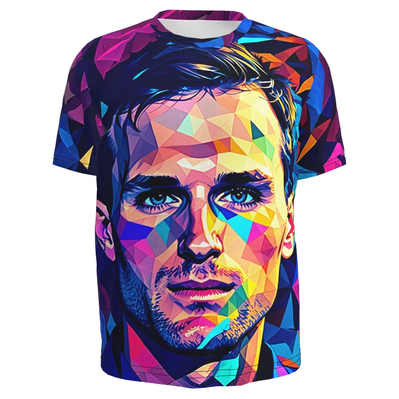 Kirk Cousins Custom Made Label T Shirt Name Number Fashion Portrait Game Team T-shirt 18 Football Jersey Doodle 3d Style Clothes