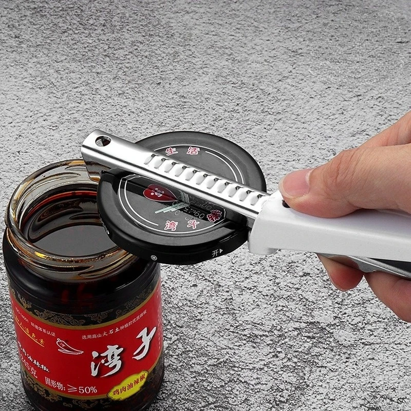 

Adjustable Bottle Opener Gadget Multi-functional Manual Opener Stainless Steel Canned Bottle Openers Jars Opener Kitchen Tools