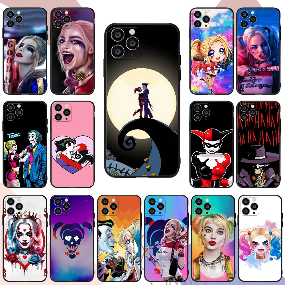 UR-4 Силиконовый чехол Anime Girl Harley Quinn для Samsung A7 A8 A9 M31 A02S A03S J8 Prime Note 8 9 10 20 Ultra Lite Plus