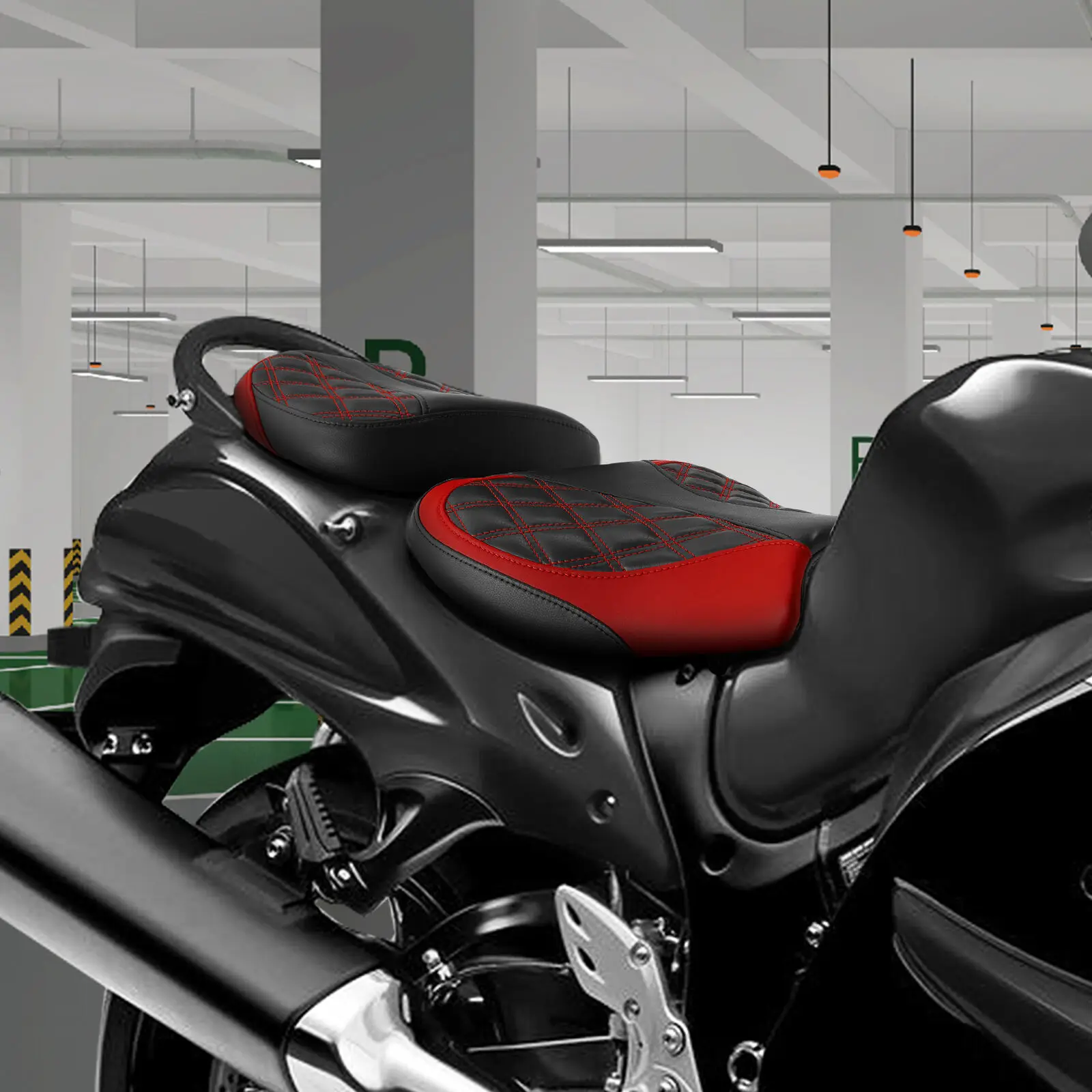 Сиденья для водителя и пассажира мотоцикла Hayabusa GSX1300R 2008-2020, 2019, 2018, 2017 годов выпуска (art.: 3920db2977f52) - 3920db2977f52