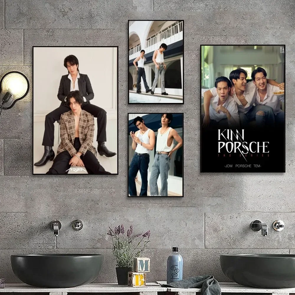 Постер серии KinnPorsche без рамки постер из крафт-бумаги для клуба и бара искусство
