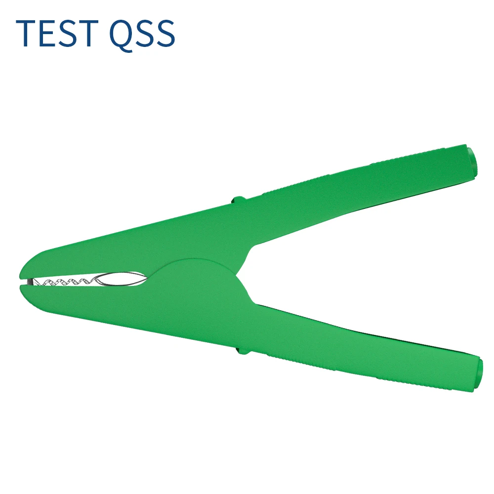 

QSS Heavy Duty Alligator Clips Pure Copper 120A 125mm Electrical Connection battery terminals Weld Power Wire Test Q.60053