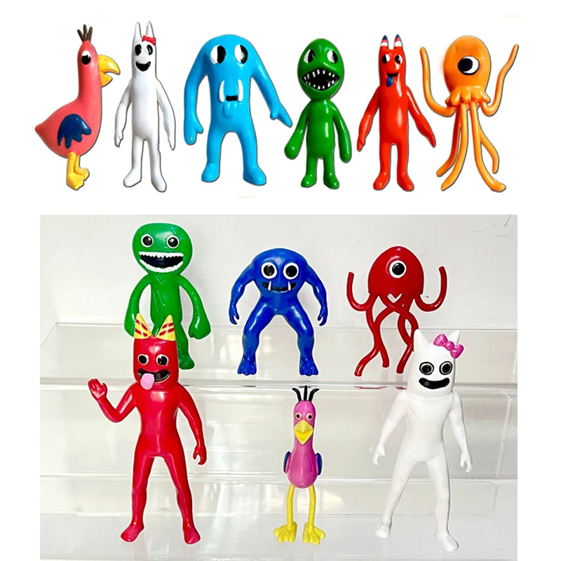

2023 New 6pcs Garten of Banban Garden Monster Figures Dolls Boys Girls Toys High-quality Kids Holiday Birthday Gifts Popular Toy