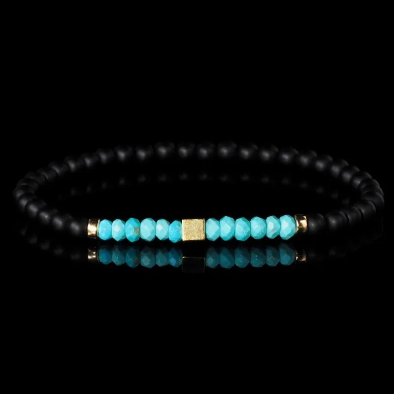 Нежный бирюзовый браслет подарок для нее