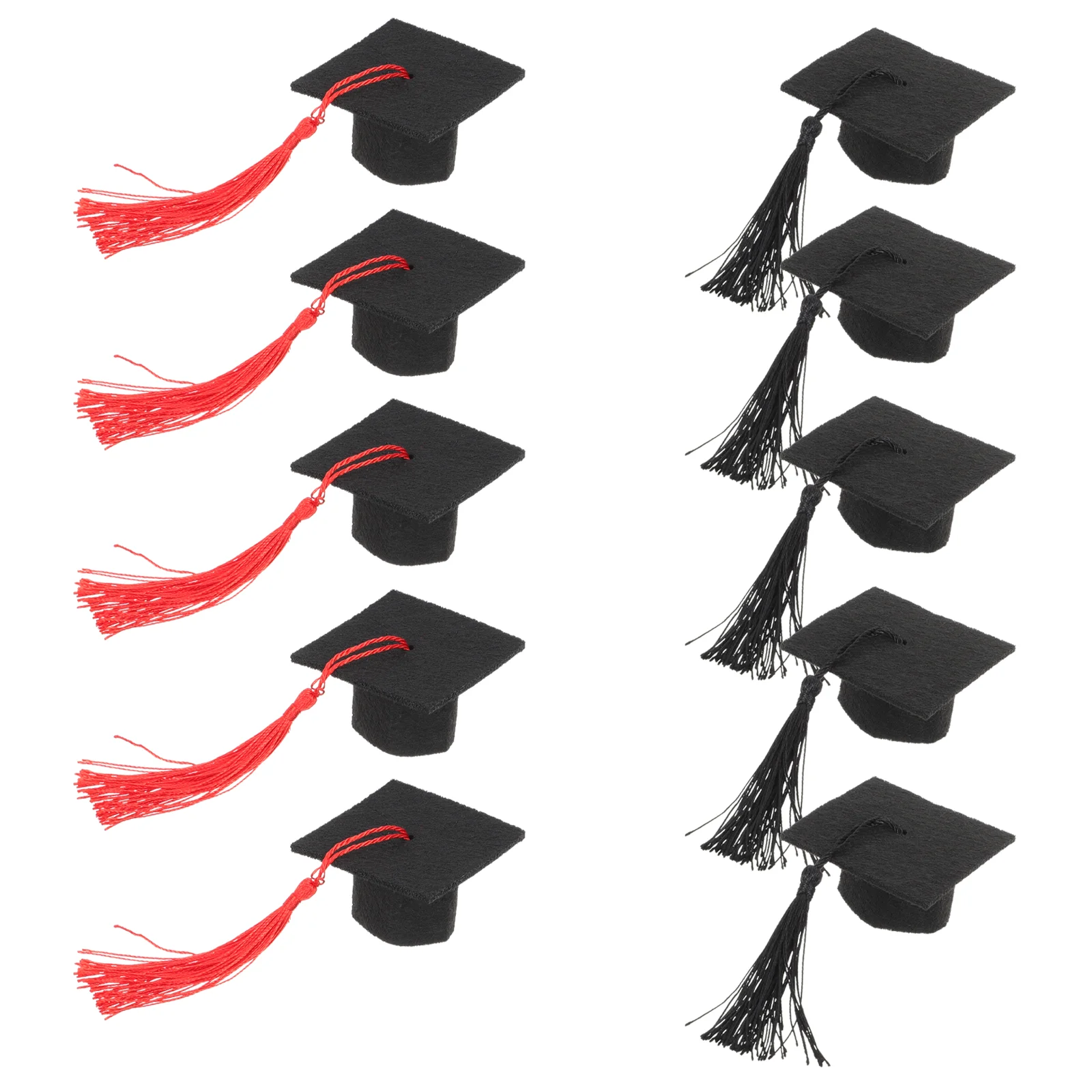 

10 Doctoral Hat Shape Cake Ornament Creative Cake Adornments Resin Cake Decor