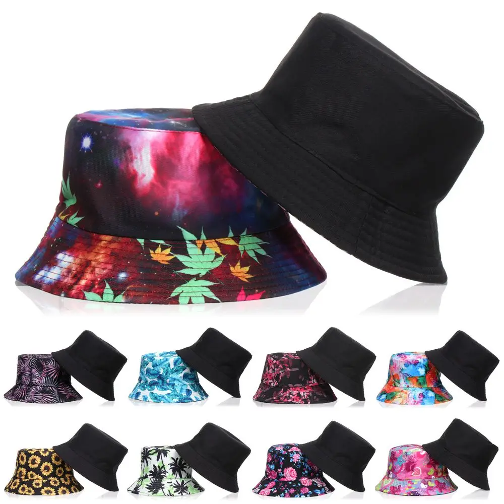 

Portable Big Visors Anti-UV Wide Brim Bucket Hat Fisherman Cap Beach Cap Sun Hat
