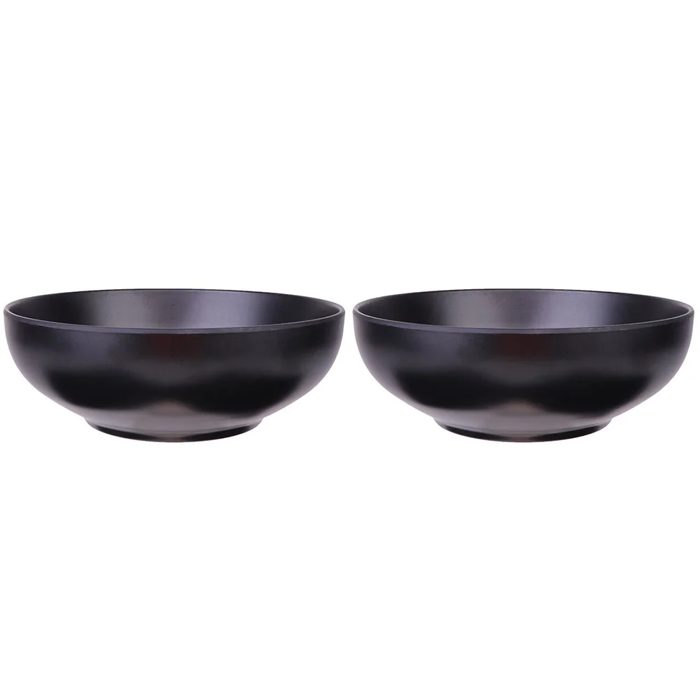 

2 Pcs Japanese Ramen Bowl Style Tableware Noodles Ceramic Fruit Food Serving Bowls Packets