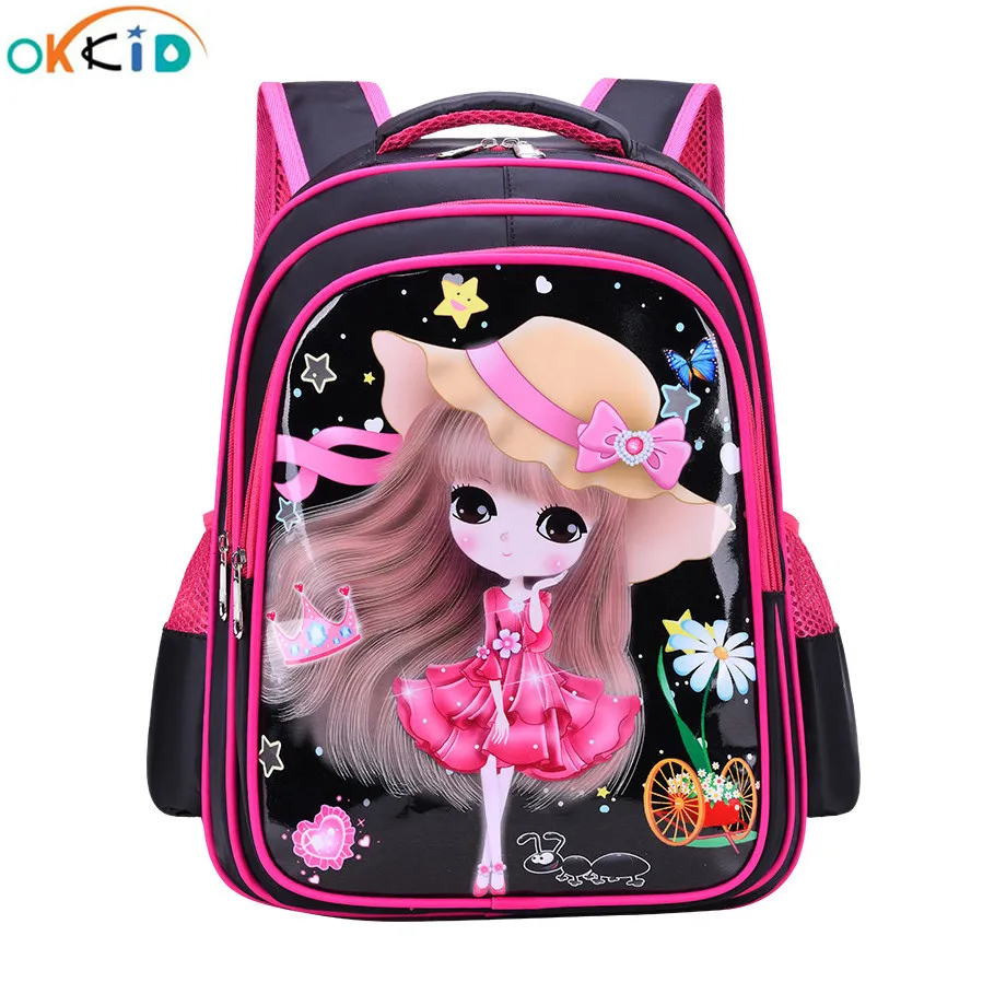 OKKID Детский Милый Школьный Рюкзак kawaii школьные сумки для детей девочек 1-6 классов