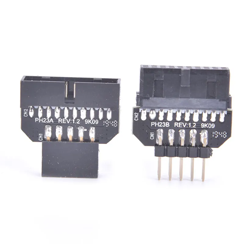 

1 шт. Разъем передней панели USB3.0 19-pin к USB 9-контактному адаптеру для материнской платы