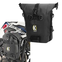 motocycle side bag for honda africa twin 1100 adv sport universal bagpack multifunction waterproof saddlebag engine guard bag