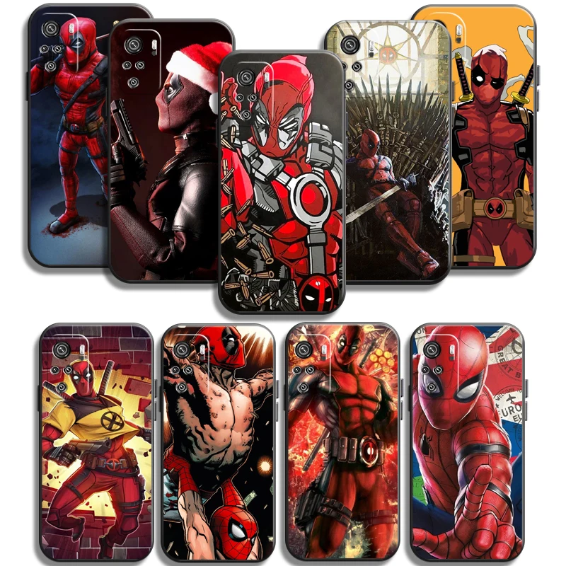 

Marvel Wade Winston Wilson Phone Cases For Xiaomi Redmi Redmi 7 7A Note 8 Pro 8T 8 2021 8 7 7 Pro 8 8A 8 Pro Coque Soft TPU