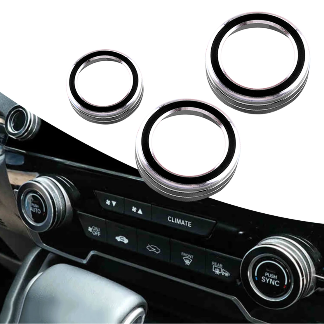 

3 шт., декоративная крышка для автомобильного переключателя переменного тока