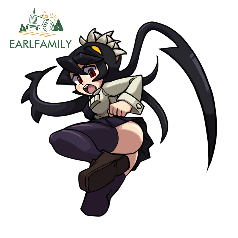 Фото EARLFAMILY Filia Skullgirls автомобильная наклейка индивидуальная креативная горячая игровая наклейка доска для серфинга зеркало заднего вида забавные автомобильные аксессуары №1