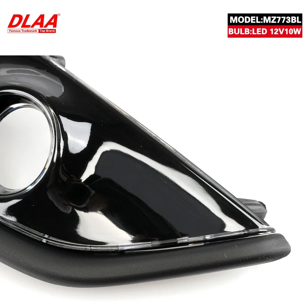 Для Mazda CX3 CX-3 2016 2017 2018 2019 DLAA светодиодный передний бампер противотуманные фары DRL