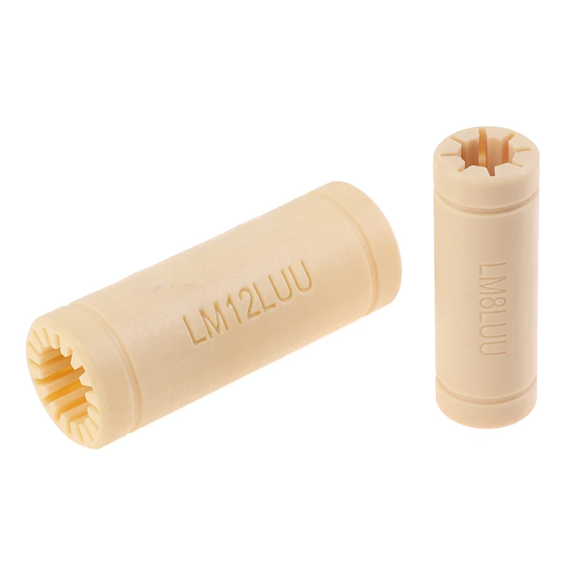 

High Quality Solid Polymer LM8LUU LM10LUU LM12LUU Linear Bearing Bushing For DIY CNC Motion
