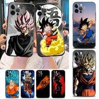 anime dragon ball z goku phone case for apple iphone 11 12 13 pro 7 8 se xr xs max 5 5s 6 6s plus case fundas coques capa shell