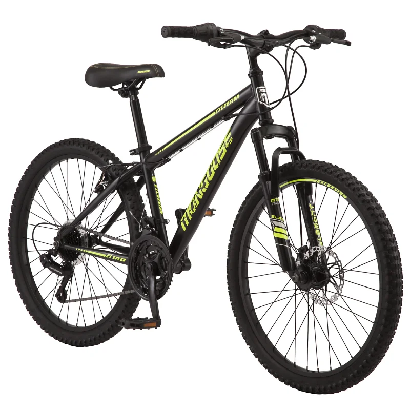 Mongoose Excursion Mountain Bike, 24-inch wheel, 21 speeds, 