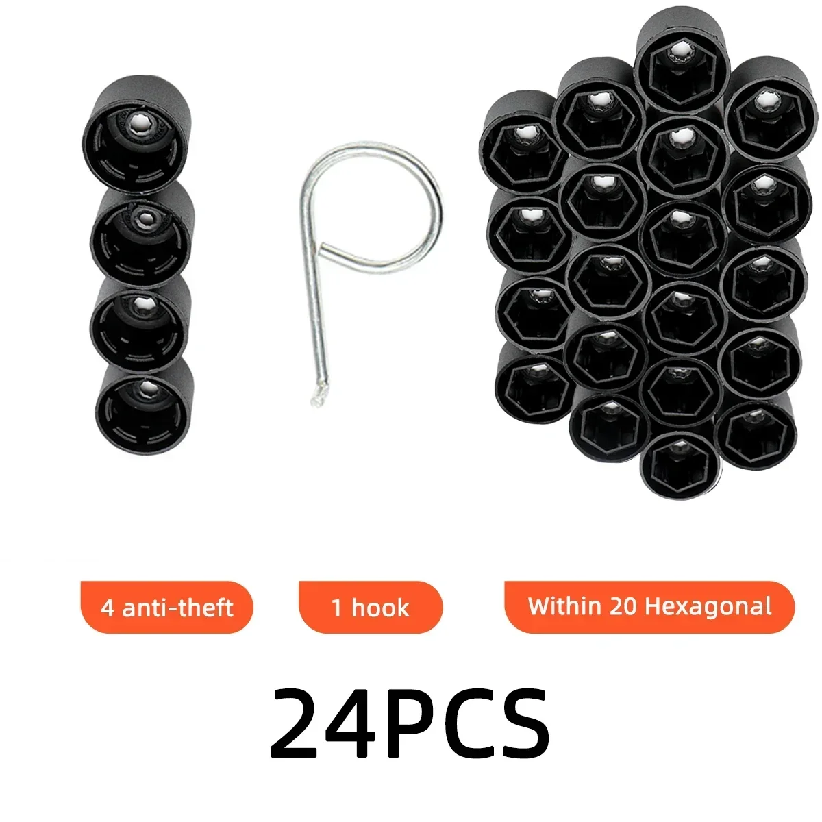 

Подходит для Volkswagen New Jetta Golf Bora Sagitar Magotan, болт для шин, декоративная крышка, ступица колеса Volkswagen, 24 шт., 17 мм