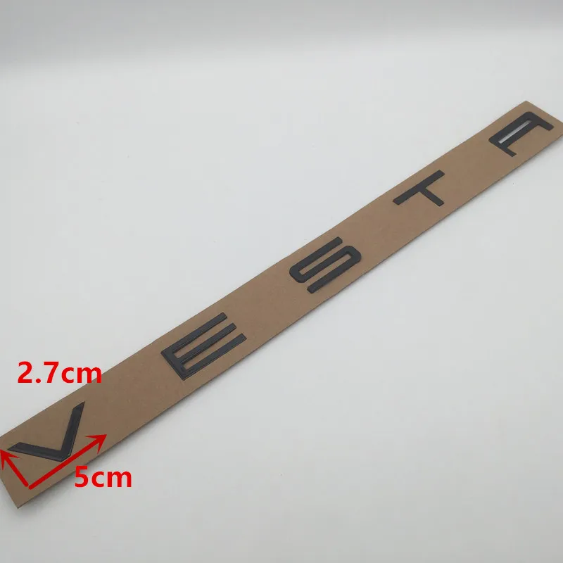 1 шт. 3D ABS приора гранта Веста Автомобильная буква задний хвост Наклейки на