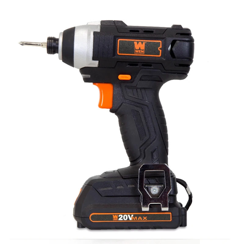 WEN 20-Volt MAX Lithium-Ion Cordless 1/4-Inch Impact Driver 