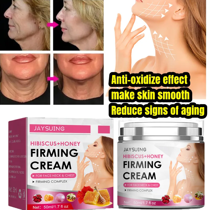 

Neck Firming Cream Double Chin Reducer Anti-Wrinkle Facial Moisturizer Fade Fine Lines Neck Line Moisturizing Skin Lifting