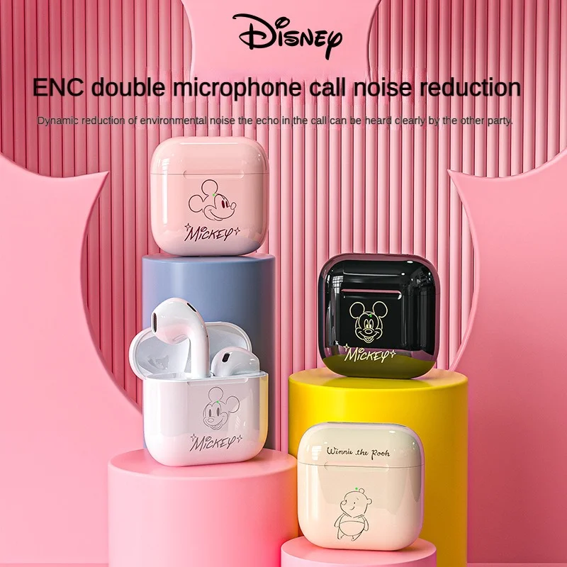 

Новинка 2022 оригинальные наушники Disney Bluetooth 5,1 TWS беспроводные наушники стерео спортивные наушники-вкладыши с двойным HD микрофоном