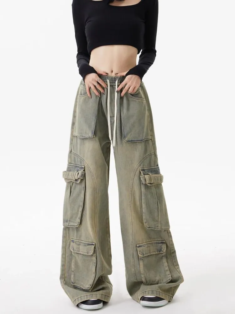 Сельфоны для пинггалу из серебра celana Denim kaki lebar jins umeblowanie