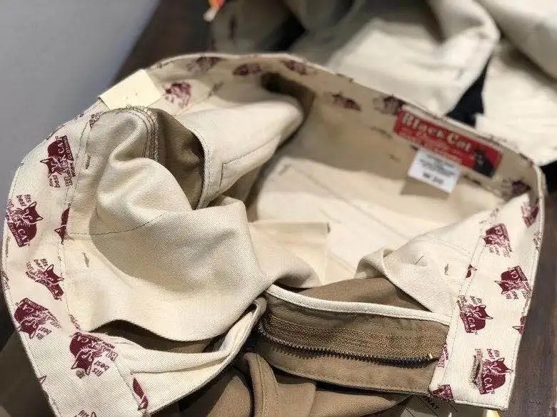 Хлопковые мужские брюки в стиле ретро