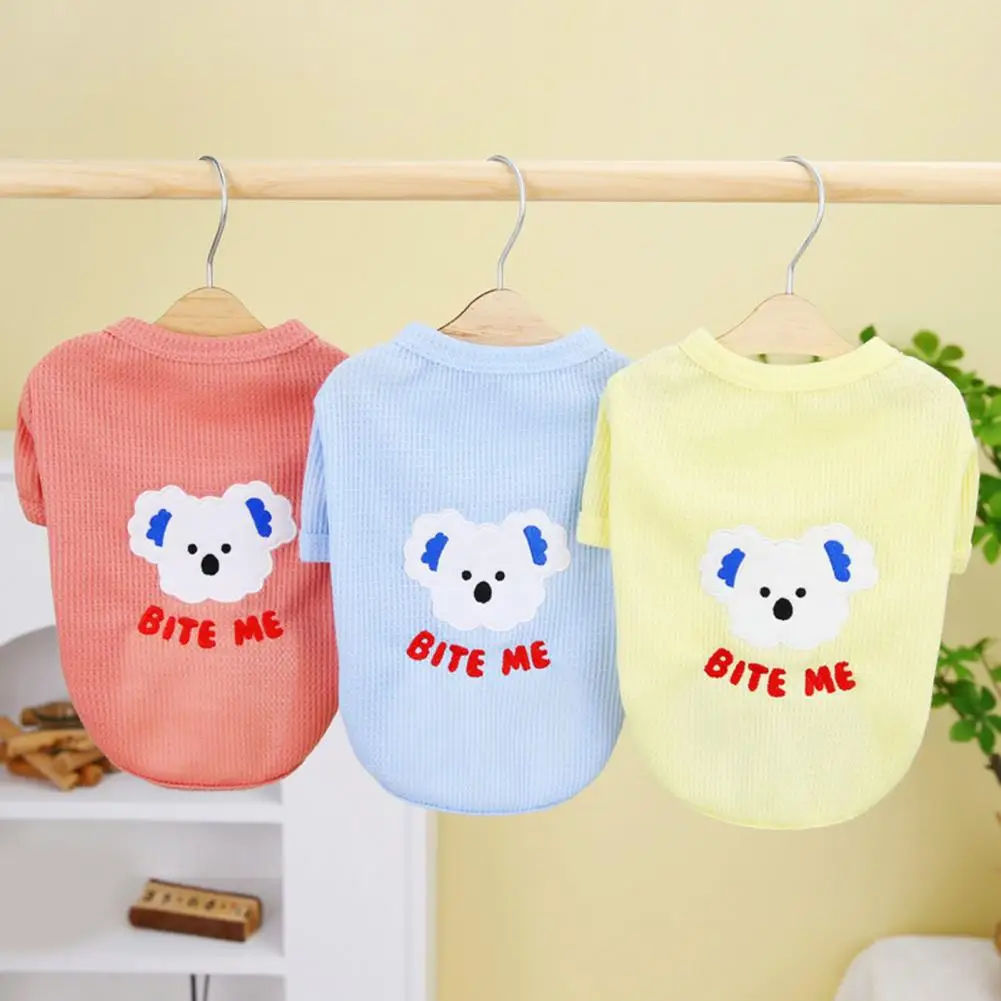 

Pet Shirt Beautiful Eye-catching BITE ME Pet Summer Clothes Two-legged Pullover Daily Wear Dog Blouse Pet Shirt