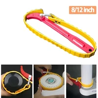 belt wrench oil filter puller strap spannerchain oil filter wrench cartridge disassembly tool adjustable strap opener