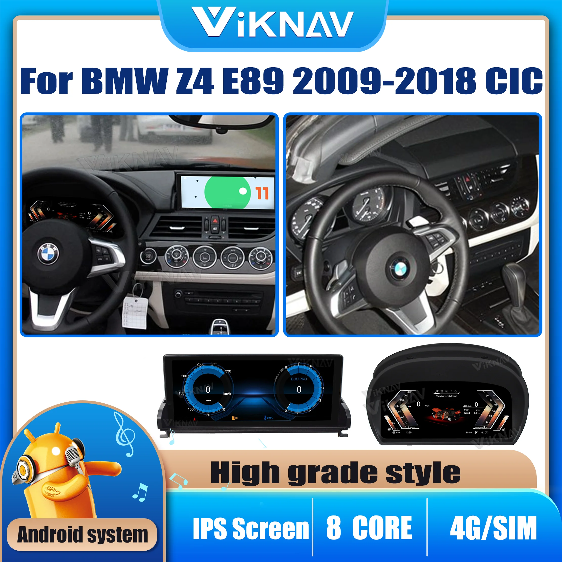 

Android 12 автомобильный радиоприемник для BMW Z4 E89 2009-2018, автомобильный радиоприемник, DVD, мультимедийный плеер, GPS-навигация, автомобильный аудиоплеер, автомобильная стереосистема