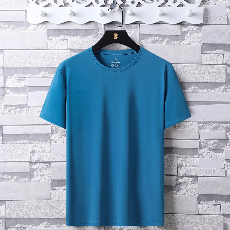 

Быстросохнущая Спортивная уличная одежда для спортзала, модная футболка большого размера 8XL, топ в японском стиле с короткими рукавами, черная, белая, лето 2023, футболка