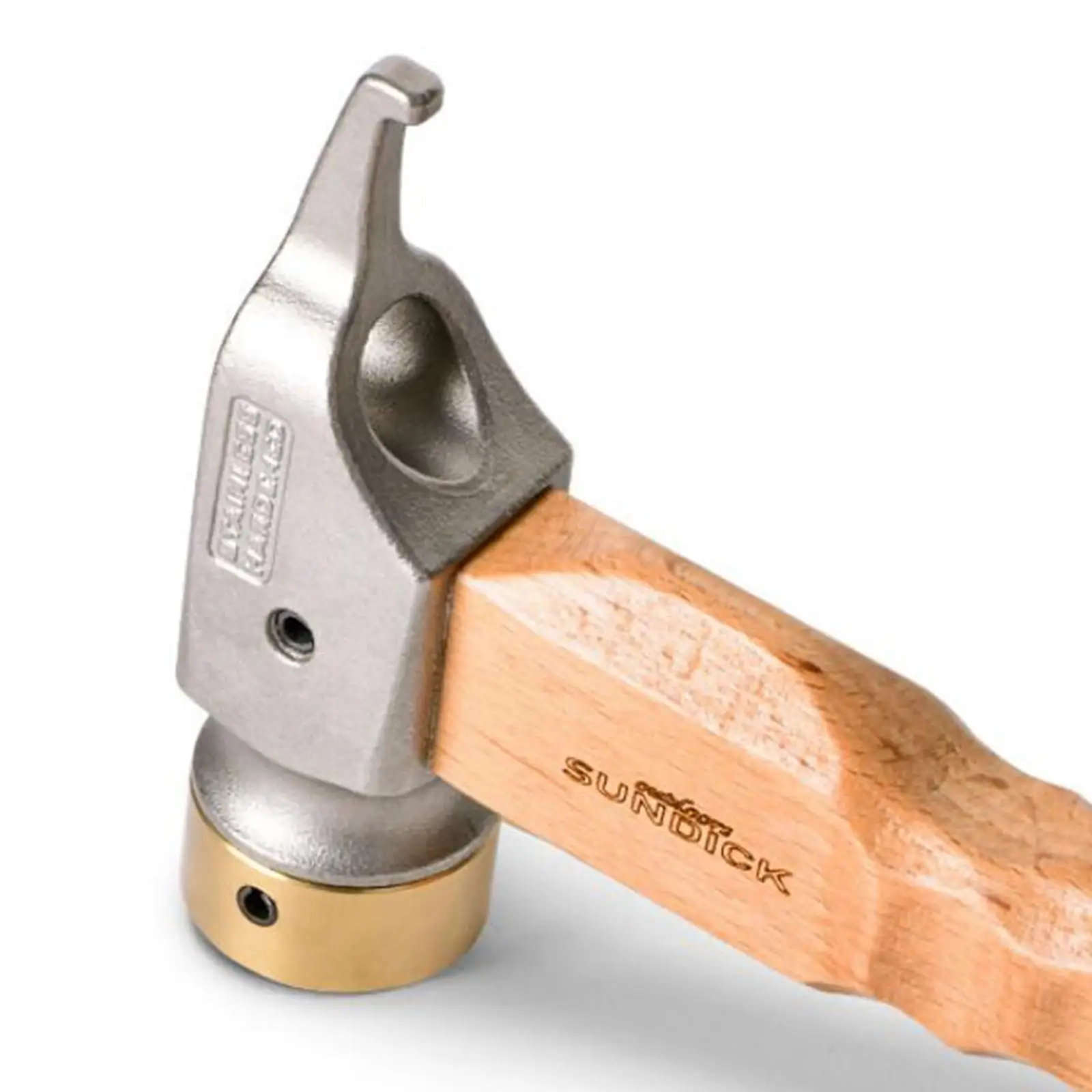 

Copper Non Sparking Hammer Wood Handle Easy Carry Safety Tools for Hiking