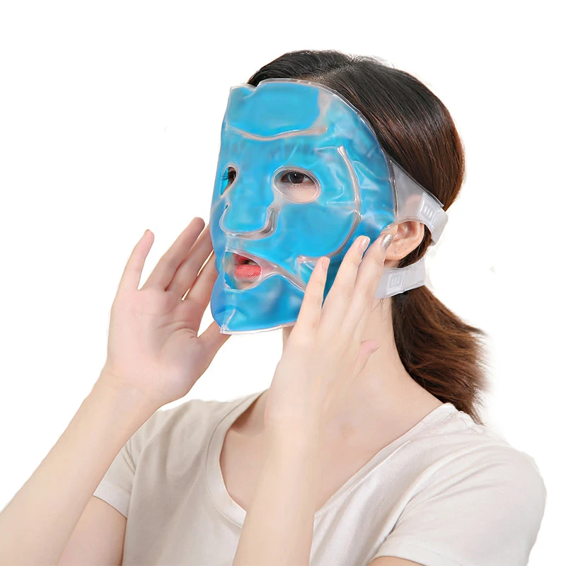 Cold Gel Face Mask Beauty Ice Compress Anti Wrinkle Puffiness SPA Facial Cooling Mask Relaxation Face Skin Care tool