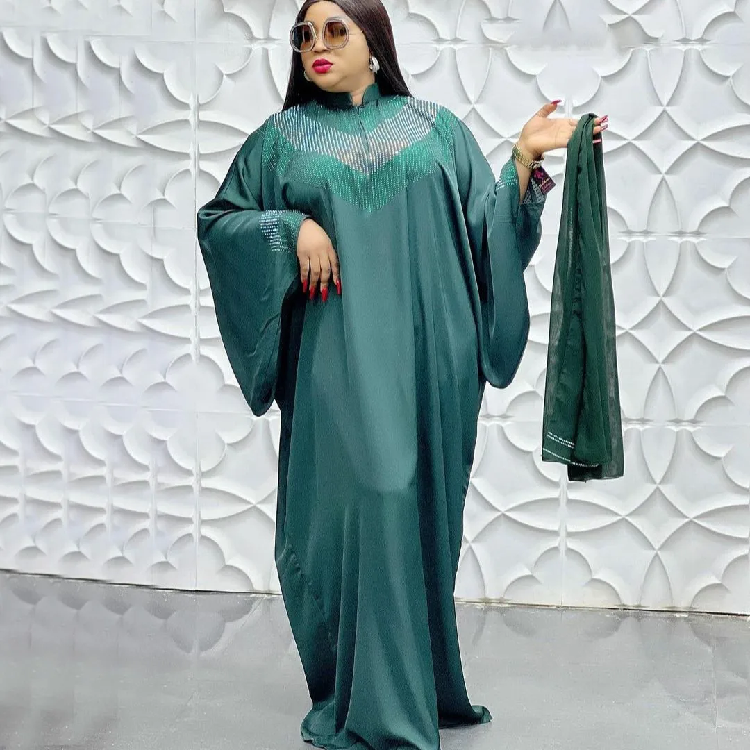 Ramadan Abaya Dubai Muslim Hijab Dress Turkish Islamic Clothing Kaftan African Maxi Dresses Abayas for Women Robe Djellaba Femme