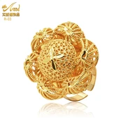 aniid 24k gold ring for women hawaiian african jewelery dubai brazilian luxury wedding nigerian wholesale accessories vintage