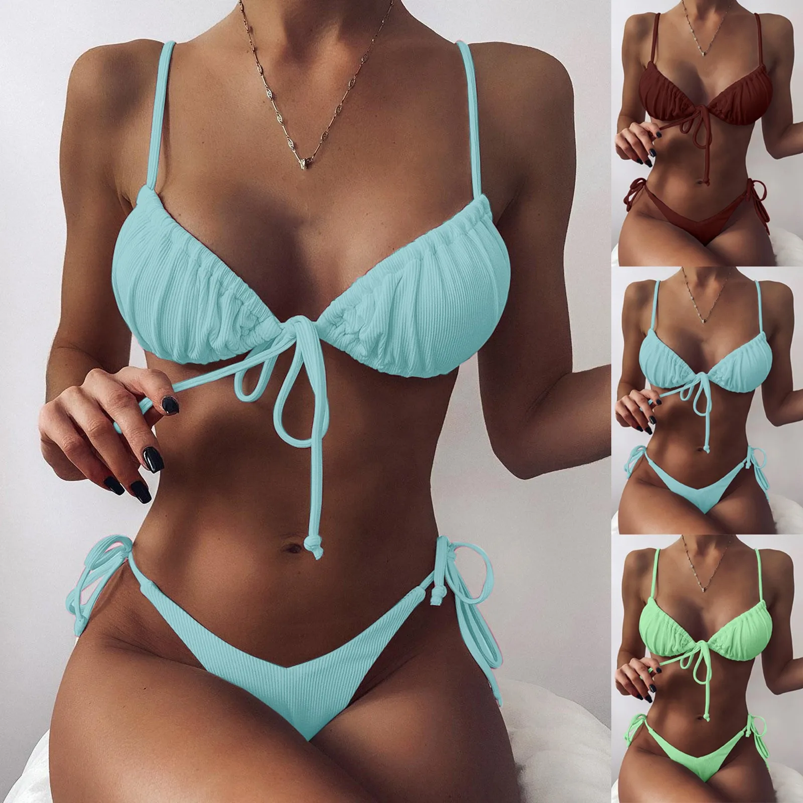 

Женский костюм для плавания, комплект из двух предметов с шортами, бикини, женский купальный топ с принтом и бюстгальтером, леопардовые купа...