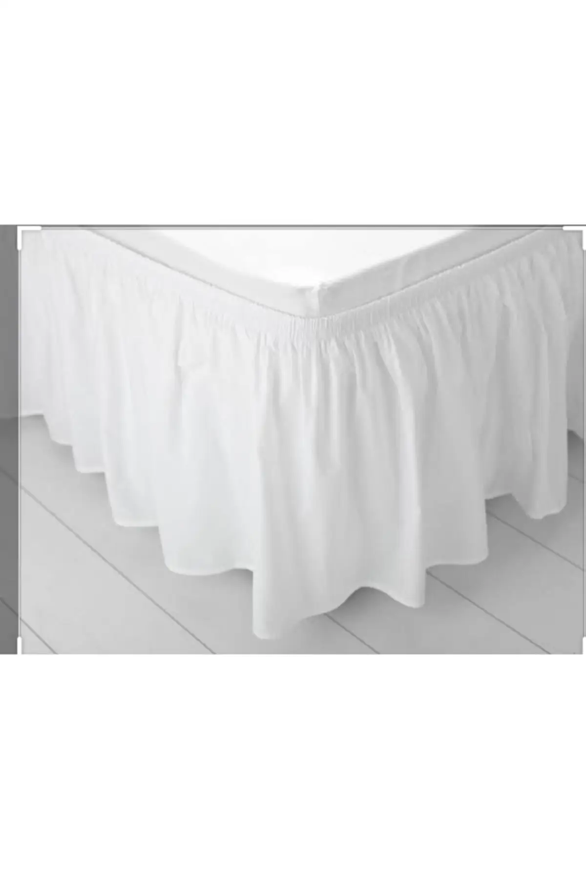 

Базовая юбка с оборками, двойной хлопок, 160x200 см, белое покрывало, текстиль для комнаты, домашняя мебель