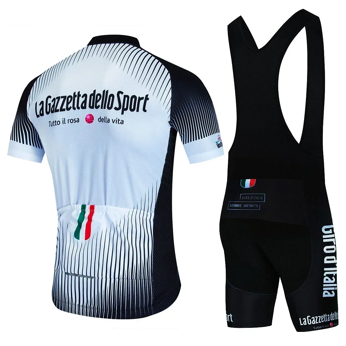 Фото Трикотажный комплект для езды на велосипеде Tour De Giro D'ITALIA, велосипедная одежда, летняя велосипедная одежда с коротким рукавом, мужской комплект из Джерси для езды на горном велосипеде, спортивная одежда №2