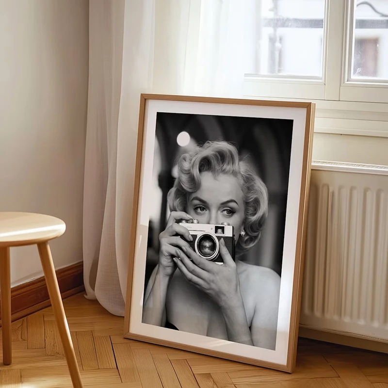 Художественный постер WJWANG современный черно-белый