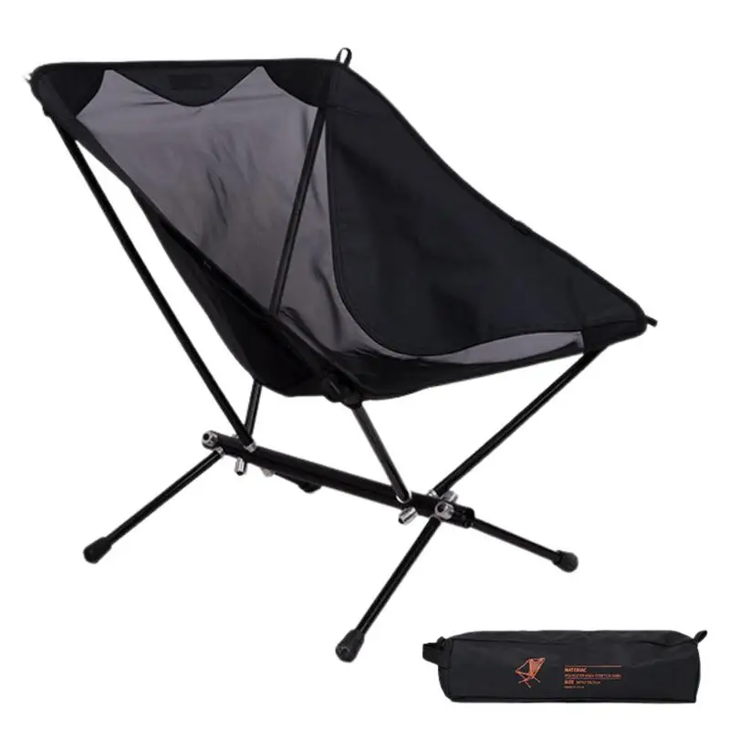 

Outdoor Portable Compact Chair Lightweight Folding Outdoor Camping Chair Nylon Super-Dense Mesh Heavy-Duty Chair For Campers