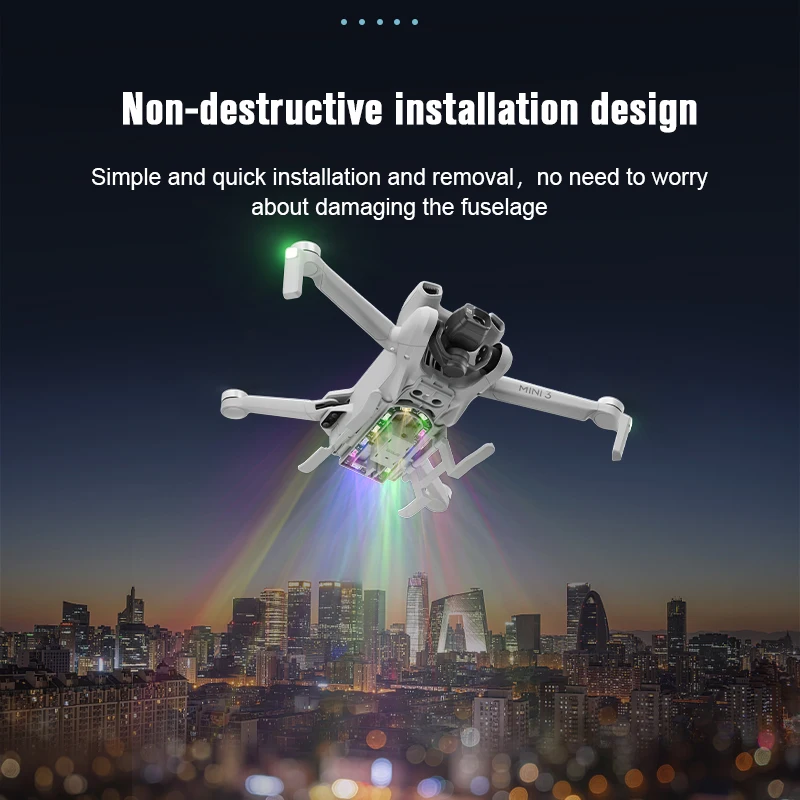 

LED Light Landing Gear for DJI Mini 3/Pro/Mini 2/SE/Mavic Air 2/2S Foldable Extended Landing Skid Night Flight Drone Accessories