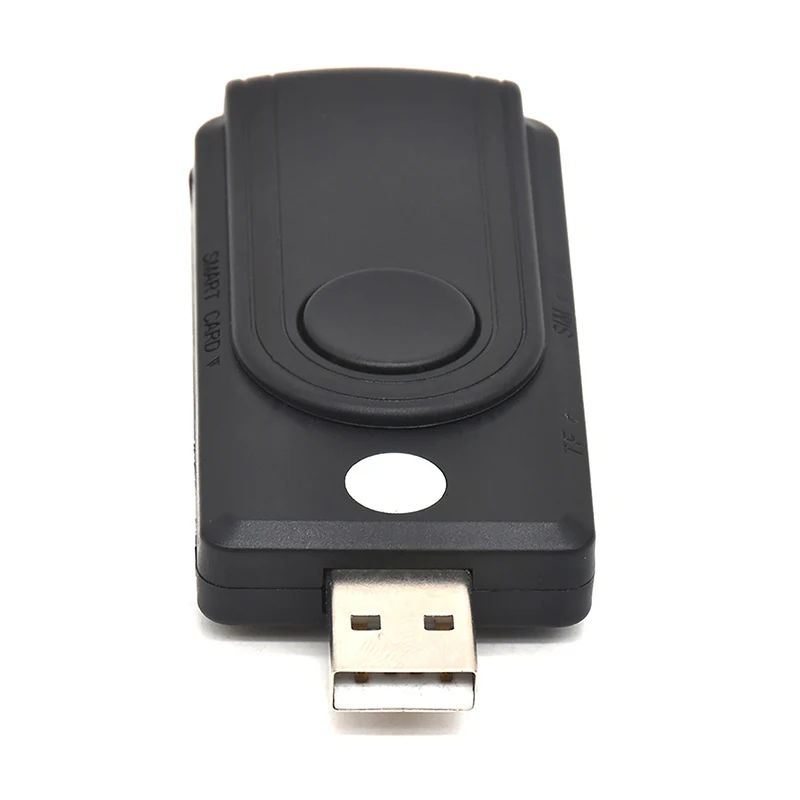 Windows 7 8 10 Linux OS USB SIM смарт кардридер для банковских карт IC/ID EMV SD TF MMC стандарт ISO 7816