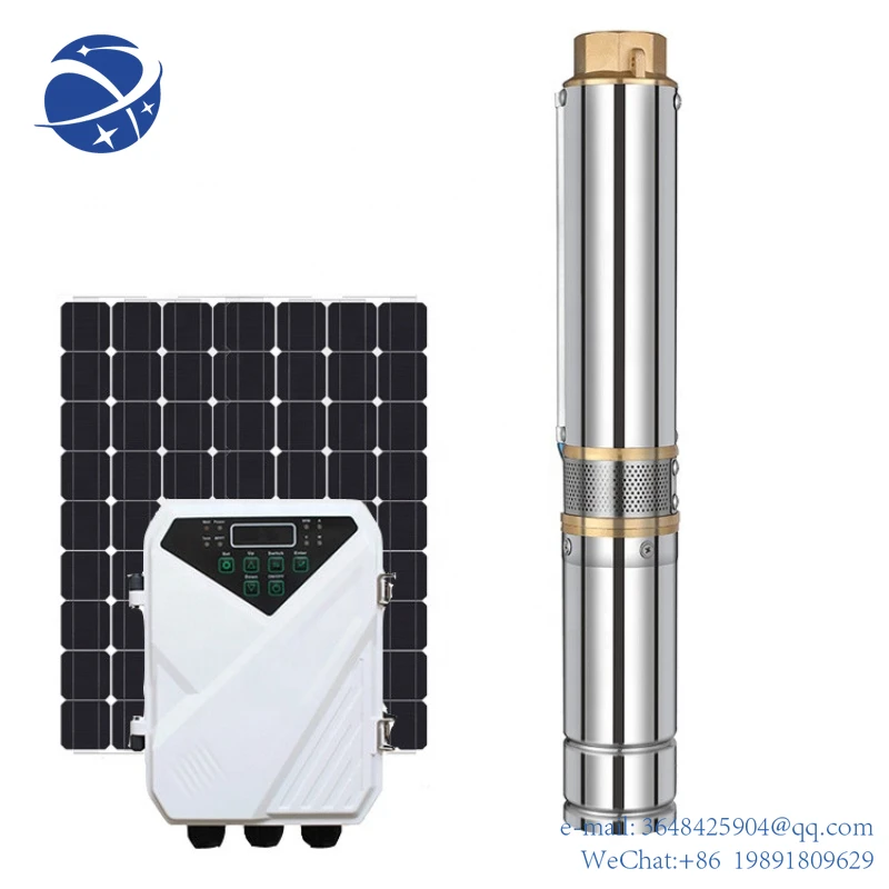 

YYHC3 inch solar water pump irrigation submersible solar power deep well pump