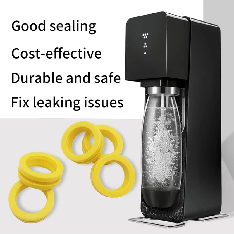 Уплотнения цилиндра CO2 Sodastreams DUO Terra ART машины для газировки Сменные прокладки 5 шт.