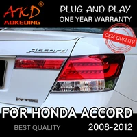 Tail Light For Honda Accord 2008-2012 G8 автомобильные товары Rear Lamp LED Lights Car Accessories Accord  Taillights