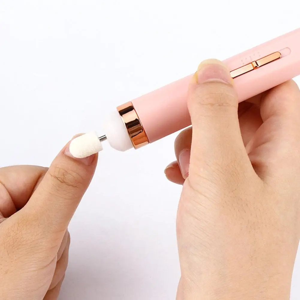 

Портативная миниатюрная электрическая шлифовальная машинка для ногтей, ручка для маникюра, легкая, с низким уровнем шума, перезаряжаемая полировальная машинка, ручка для творчества, набор инструментов