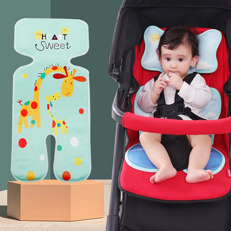 Summer Baby Stroller Cooling Pad 3D Air Mesh Breathable Cart High Chair Mat Mattress Baby Car Universal Seat Cushion Accessories
