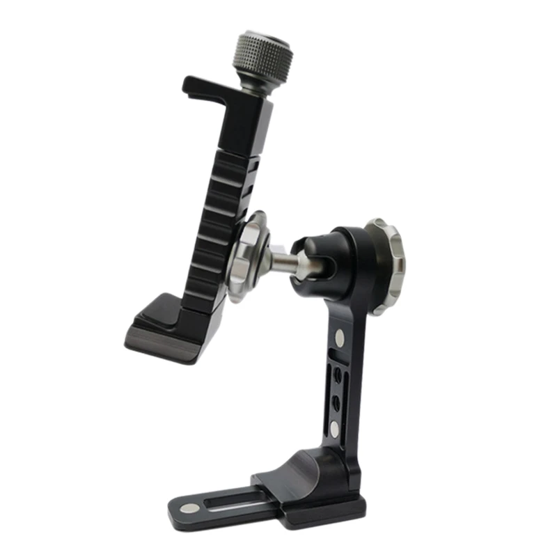 

Зажим для телефона, штатив для телефона, вращающийся на 360 градусов кронштейн для телефона с отверстием для винта 1/4 дюйма, Универсальный для...