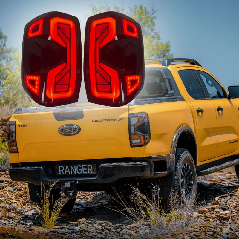 

Car LED Taillight Tail Light For Ford Ranger T9 XLT SPORT Wildtrak Raptor LED Rear Driving Lamp + Brake + Reverse + Turn Signal